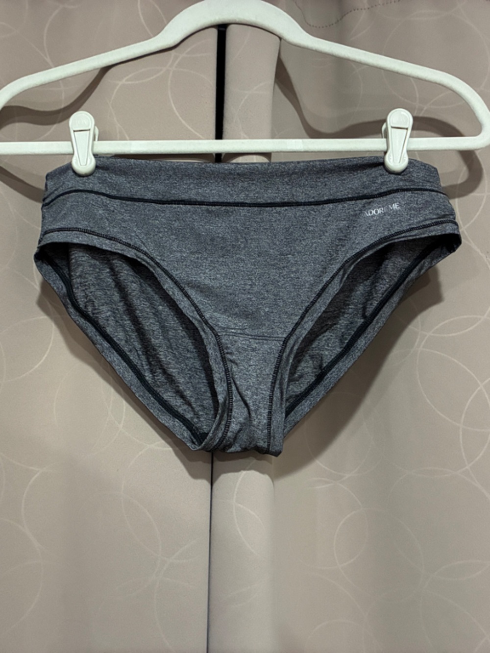 Adore Me Women's Dark Gray Seamless Bikini Panty. NWOT.